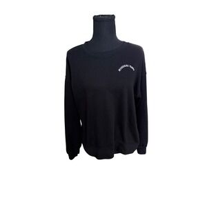 Ardene Womens Mystical Vibes Graphic Sweatshirt Black Celestial Skull Large